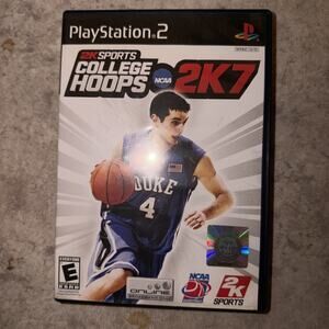 NCAA College Hoops 2K7 for Playstation 2 Complete / Fast Shipping!